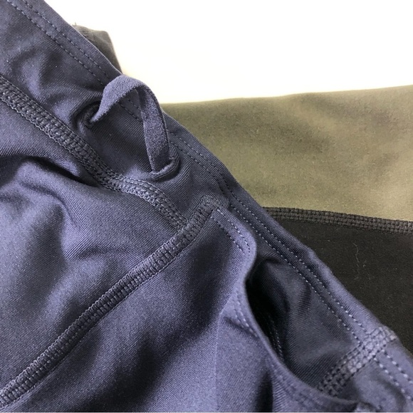 Athleta Spar Colorblock 7/8 Tight Navy Black Olive Grey size XS 405455 - Picture 9 of 10